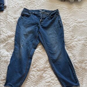 Old Navy Dark Blue Boyfriend Jeans